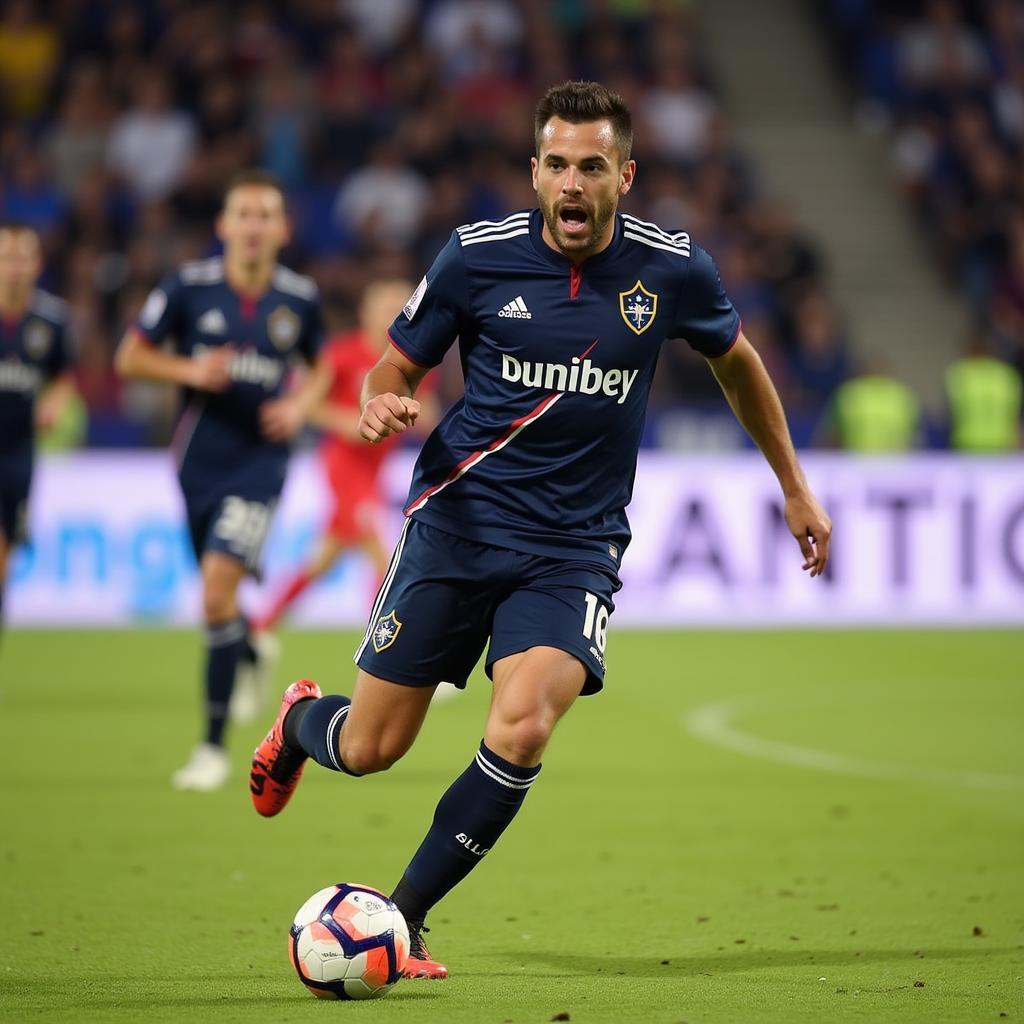 Todd Dunivant trong màu áo LA Galaxy